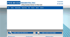 Desktop Screenshot of premier-elevator.com